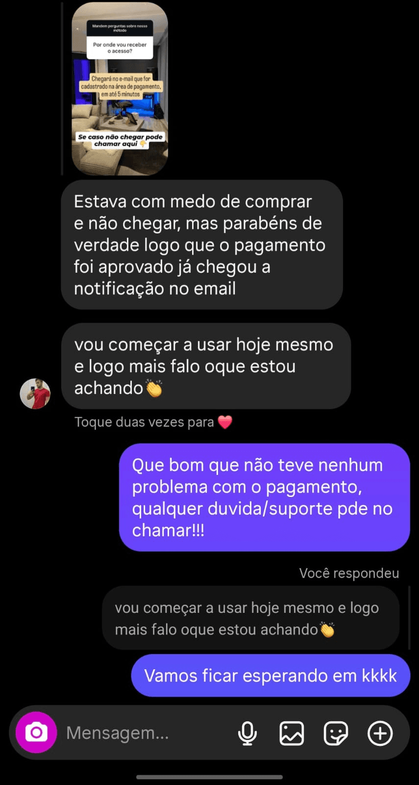 Depoimento do Instagram 6